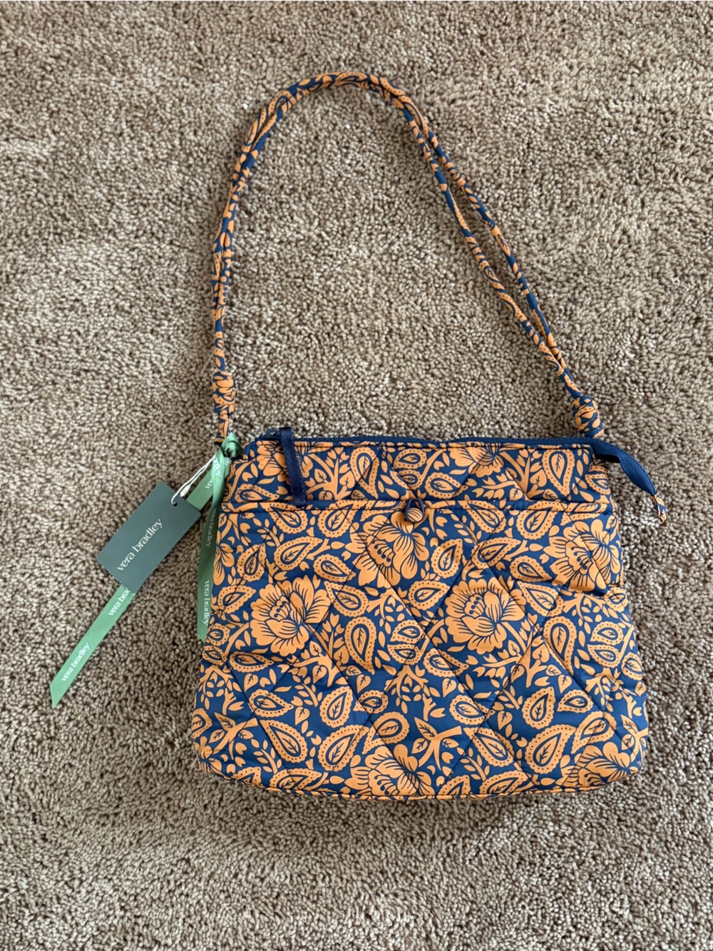 Vera Bradley original hipster Quilted Shoulder Bag